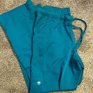 Healing Hands Scrub Pants. Size petite M.